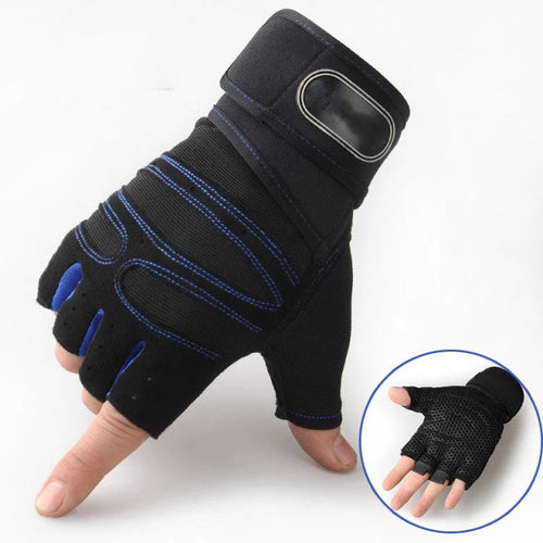 Load image into Gallery viewer, Men Gym Gloves Half Finger Cycling Gloves Pro Fitness Weight Lifting
