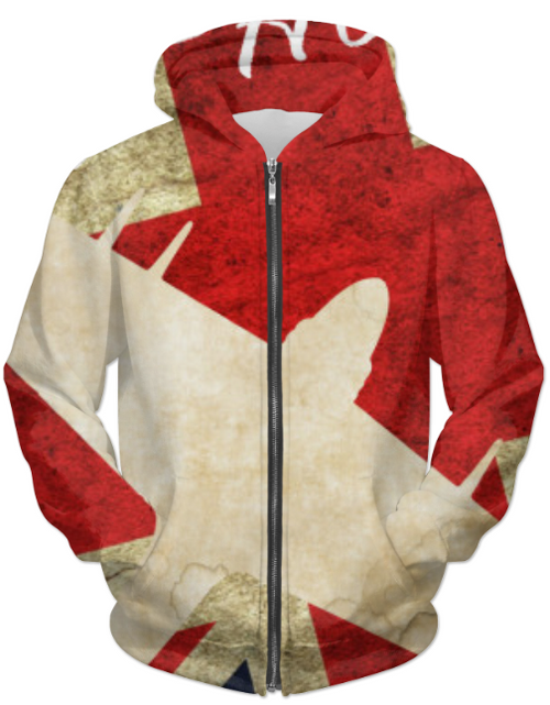 Load image into Gallery viewer, Hawker Typhoon Vintage WW2  UNISEX ZIP HOODIE
